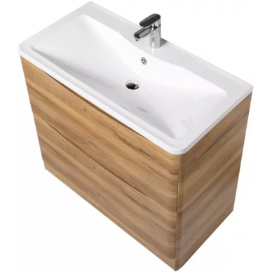 Тумба для ванной Belbagno Aqua (ACQUA-900-2C-PIA-RR) (90 см) напольная, Rovere Rustico 9