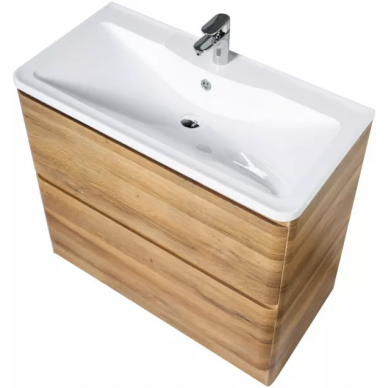 Тумба для ванной Belbagno Albano (ALBANO-1000-2C-PIA-RR) (100 см) напольная, Rovere Rustico 12