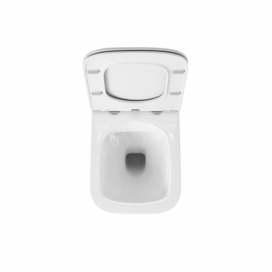 Чаша подвесного унитаза OWL 1975 Vatter Slim (OWLT190403S) безободковый с сиденьем микролифт 5