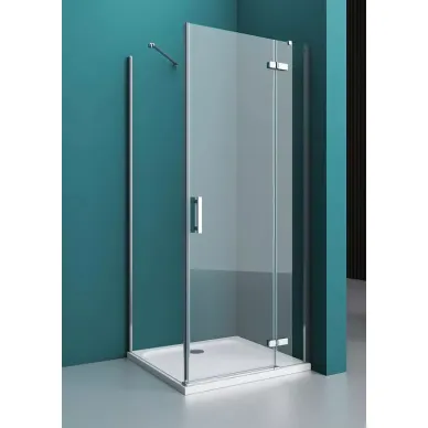Душевой уголок BelBagno Kraft (KRAFT-A-12-80-C-Cr-R) 80х80 см, профиль хром/стекло прозрачное 6