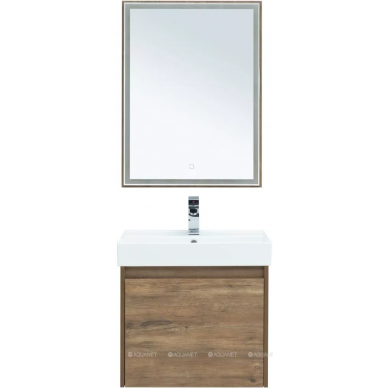 Зеркало Aquanet Nova Lite 60 (00249510) дуб рустикальный LED 6