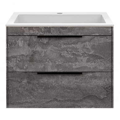 Тумба для ванной Vincea Chiara 2D 600 (VMC-2C2600GS) (60 см) (G.Stone) 6