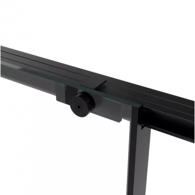 Душевой уголок Vincea Slim Soft (VSR-1SS8011CLB) 110х80х200 см, профиль черный/стекло прозрачное 1