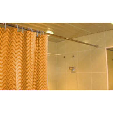 Карниз для ванной Aquanet прямой 180 0