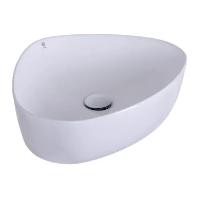 Раковина накладная Orange B07-500W 50x41 см, белая 1