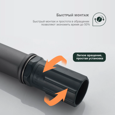 Смеситель для раковины Splenka S40 S40.10.07 графит 6