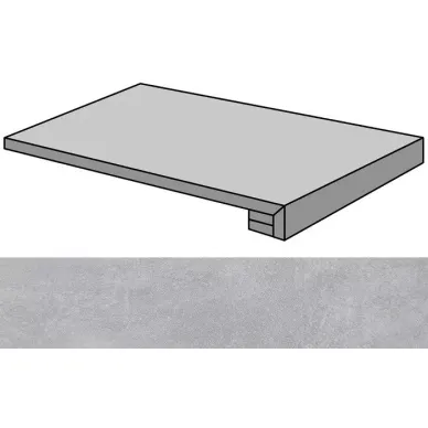 Microcement Grey Lappato Gradone Rec-30 29.75x59.55 0