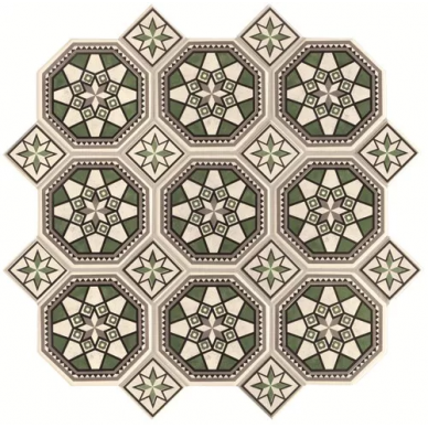 N16974 CEMENTI ENMALLADO (17x17) OTTO ALA VERDE 34.5x34.5 0