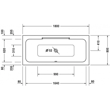 Акриловая ванна Duravit DuraStyle 180x80 (700298000000000) 5
