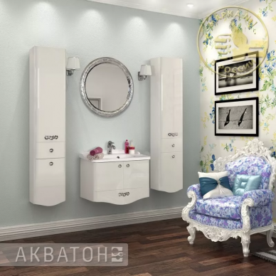Тумба для ванной Акватон Венеция 75 (белый) 5
