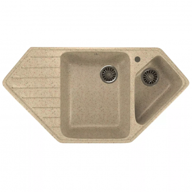 Мойка кухонная Mixline ML-GM25	(525204) светло-розовая 0