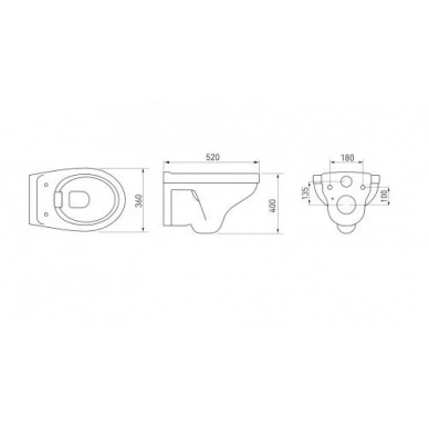 Инсталляция Berges Atom Line 410 + Albit S Rimless + кнопка белая, в комплекте с унитазом (белый), безободковый, с сидением микролифт 9