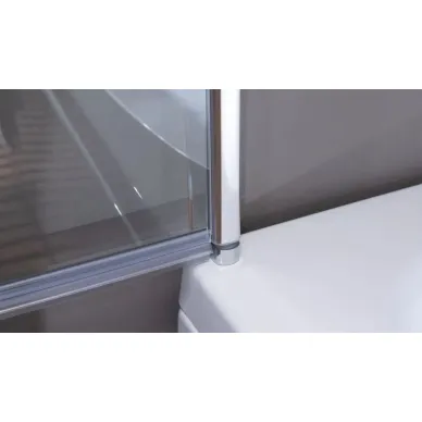 Шторка для ванны AquanetSG-750 75 см профиль хром/стекло прозрачное 6
