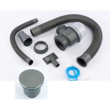 Сифон для мойки Fmark F-SL-Q1166 графит 0