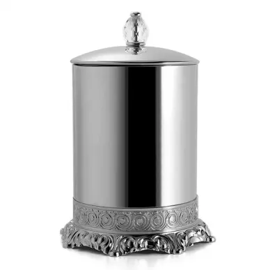 3SC Bally Ведро с крышкой, ручка Swarovski, цвет: хром FSS65/05SL 0