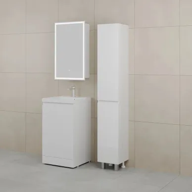 Тумба для ванной Style Line Батлер СС-00002488 50 см, напольная, белая 0