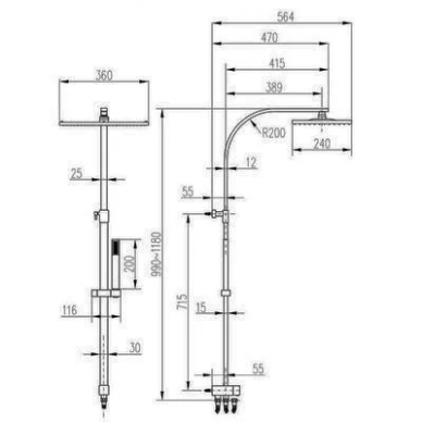 Душевая система Teka Universe Pro (790027200/273) 4