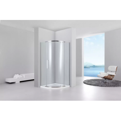 Душевой уголок Black & White Stellar Wind S301 (100х100) 5