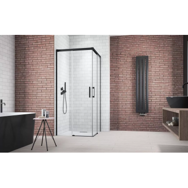 Левая часть душевой кабины Radaway Idea Black (387062-54-01R) (100 см) (R) 8