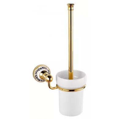 Ершик для унитаза Fixsen Bogema Gold (FX-78513G) (золотой) настенный 0