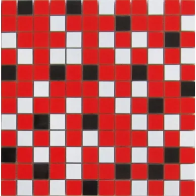 NORDIC MIX RED MOSAIC 2,5X2,5 29,75х29,75 0