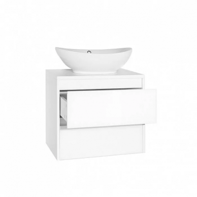 Тумба для ванной Style Line Монако (ЛС-00000632) 60 см, осина белая/белый лакобель 6