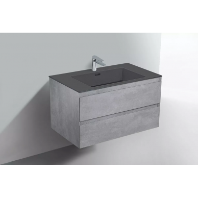 Тумба для ванной Vincea Luka (VMC-1L800CT) 80x48 см, подвесная Cement 7