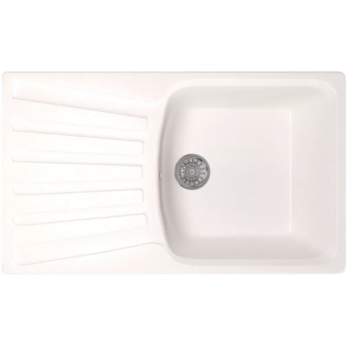Мойка кухонная Mixline ML-GM20	(525164) белый 3