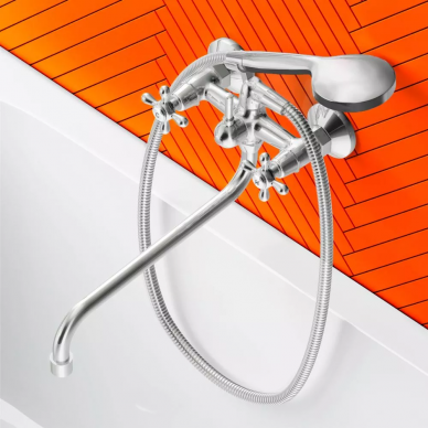 Смеситель для ванны Dorff Modern (D6095000) двухзахватный 6