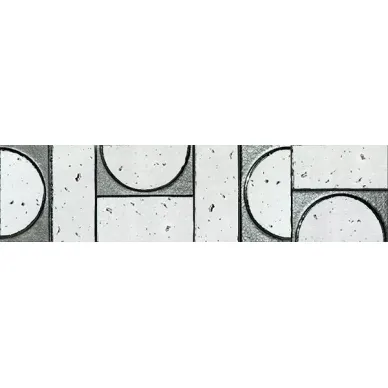 EVOQUE SIGILLO ARGENTO LISTELLO MOSAICO 7,5X30,5 0