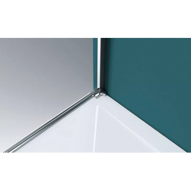 Душевая дверь BelBagno Kraft 80 (KRAFT-B-12-60/20-C-Cr-L) левая, профиль хром/стекло прозрачное 8