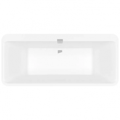 Квариловая ванна Villeroy & Boch Squaro Excellence Duo (UBQ180SQE9W2V-RW) 180x80 см Stone White 5
