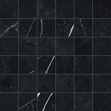 610110001064 Forte dei Marmi Elegant Black Mosaic Cer 30x30 0