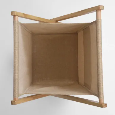 Корзина для белья Wasserkraft Nau WB-771-L большая, 42x41x65 см, коричневая 5