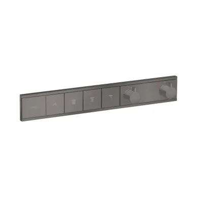 Термостат для душа Hansgrohe Raindance Select 15382340 встраиваемый, шлифованный чёрный хром 0
