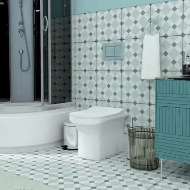 Унитаз приставной Teymi Nura HD T40109 микролифт 9