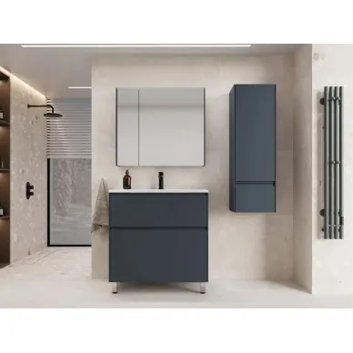 Тумба для ванной Style Line Лима 80 PLUS, графит 5