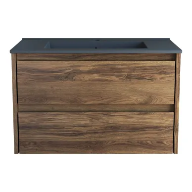 Тумба для ванной Vincea Gio VMC-2G800CO 81x46 см, подвесная, C.Oak 1
