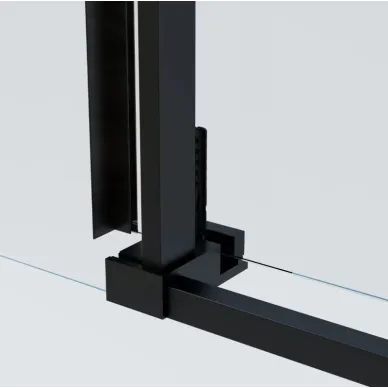 Душевая дверь Vincea Soft 2 VDS-3SO2120CLB 120x200 см, профиль чёрный/стекло прозрачное 2