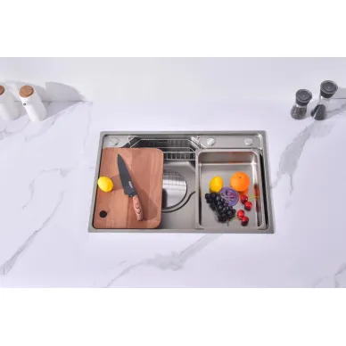 Мойка кухонная Fmark FSC7846L сатин 9