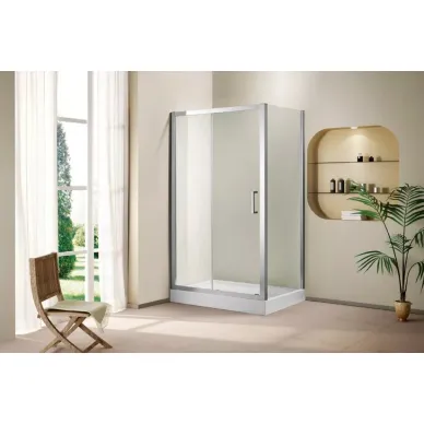 Душевой уголок Cezares Porta AH11 (110x90) прозрачное стекло 1