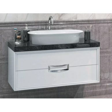 Тумба для ванной Kerama Marazzi Canaletto 60 (белый матовый) 6