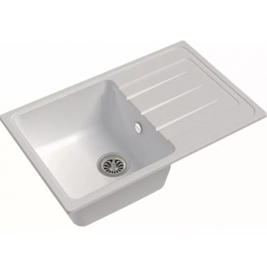 Мойка кухонная Ewigstein Elegant (E- 50F иней) иней 3