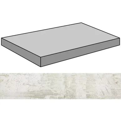 Cast Iron White Natural Gradone Rec Ang 29.67x119.3 0