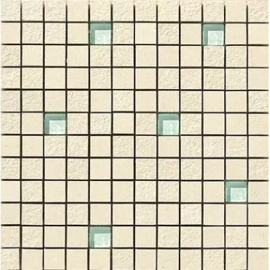 Lava Marfil Multirelieve Mosaico 2.5x2.5 29.75x29.75 0
