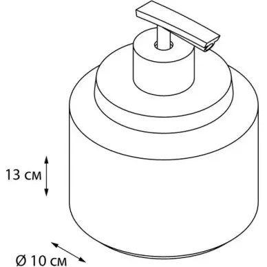 Дозатор жидкого мыла Fixsen  Coin (FX-250-1) 1