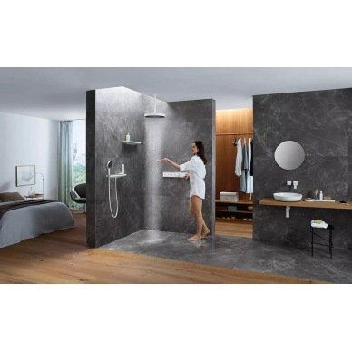 Верхний душ Hansgrohe Rainfinity 1jet (26228700) (250 мм) матовый белый 5