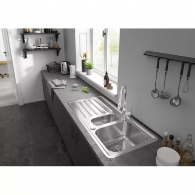 Смеситель для кухни Hansgrohe  Focus M42 (71800000) с вытяжным изливом 5