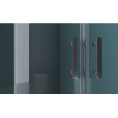 Душевой уголок BelBagno Kraft (KRAFT-R-2-100-C-Cr) 100х100 см, прозрачное стекло 6