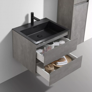 Тумба для ванной Vincea Luka (VMC-1L600CT) 60x48 см, подвесная Cement 6
